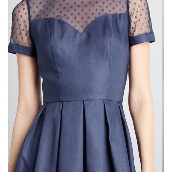 Chi Chi London Dresses & Skirts - 🌙 ModCloth Blue Sheet Top Dress ChiChi London